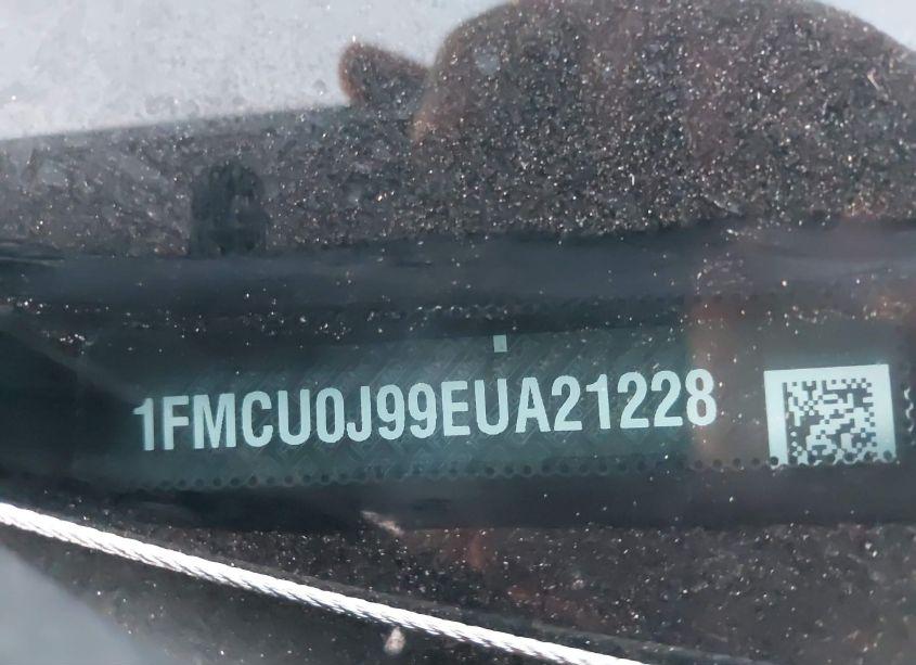 Photo 9 of 2014 Ford Escape TITANIUM (VIN 1FMCU0J99EUA21228)