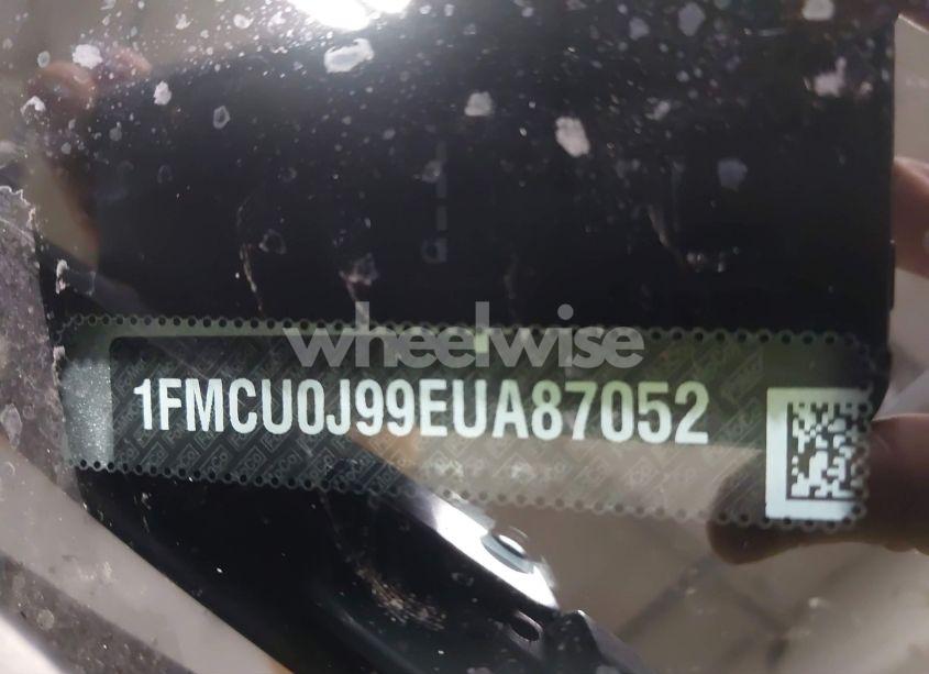 Photo 9 of 2014 Ford Escape TITANIUM (VIN 1FMCU0J99EUA87052)