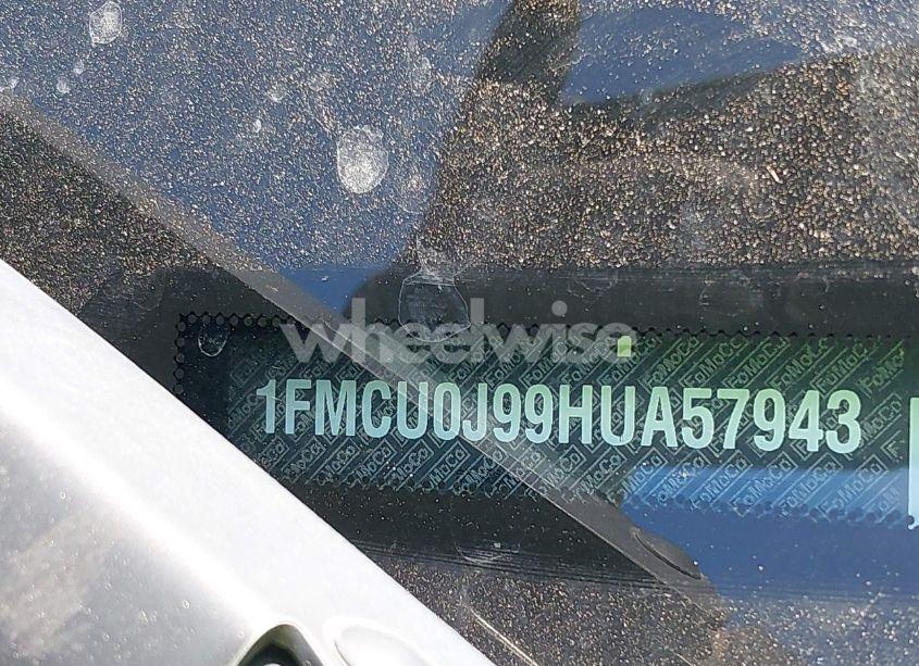 Photo 9 of 2017 Ford Escape TITANIUM (VIN 1FMCU0J99HUA57943)