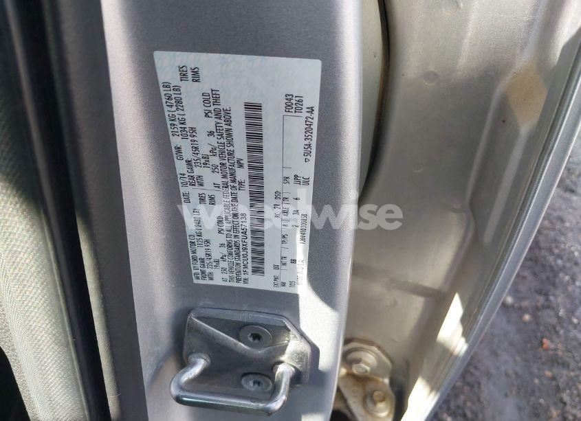 Photo 9 of 2015 Ford Escape TITANIUM (VIN 1FMCU0J9XFUA57138)