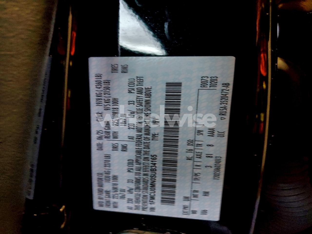 Photo 13 of 2025 FORD ESCAPE ST LINE (VIN 1FMCU0MN0SUB34165)