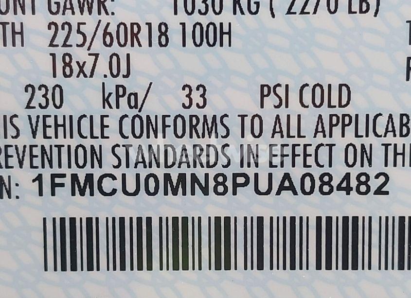 Photo 9 of 2023 Ford Escape ST-LINE (VIN 1FMCU0MN8PUA08482)