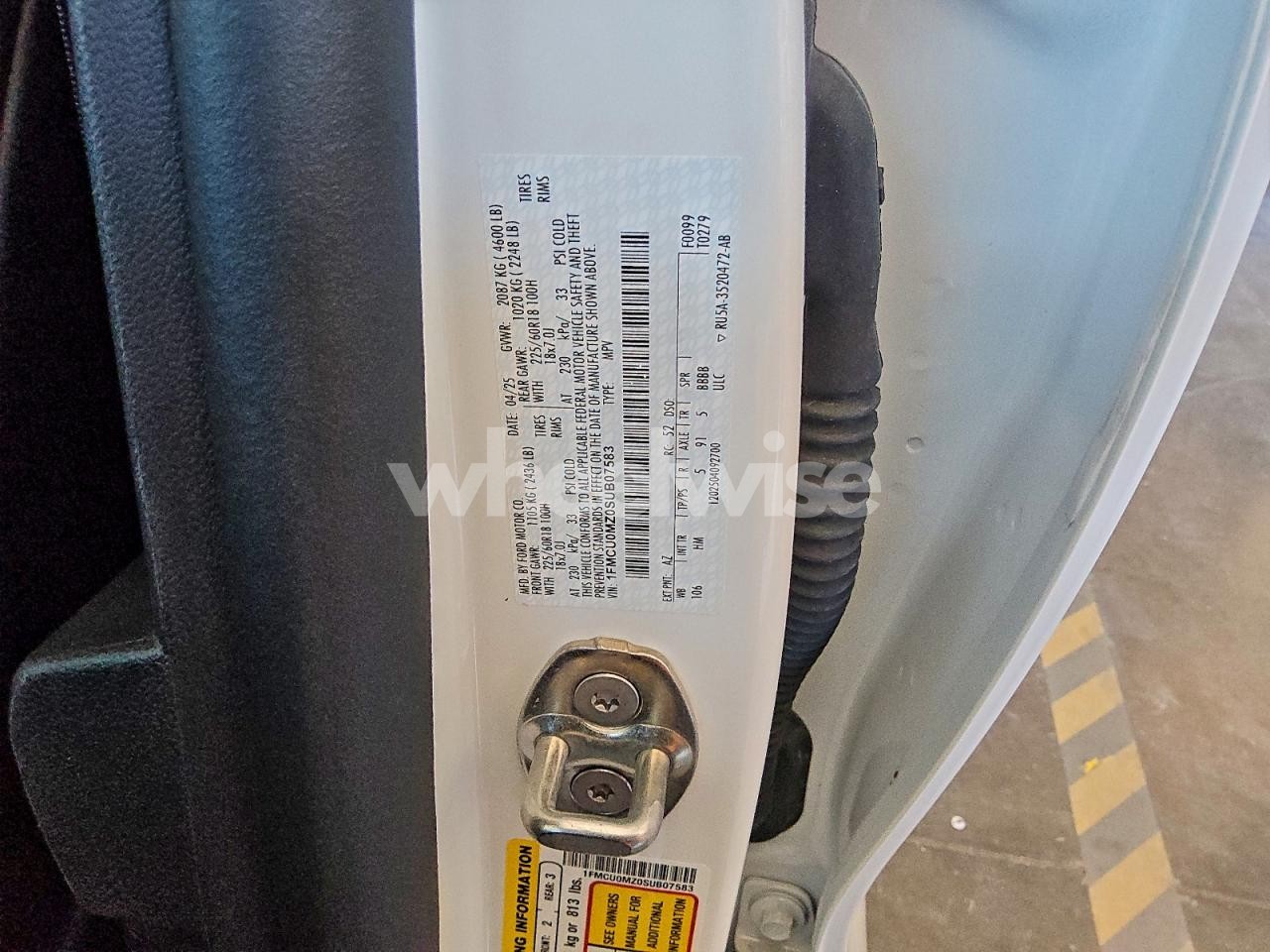 Photo 13 of 2025 FORD ESCAPE ST LINE (VIN 1FMCU0MZ0SUB07583)