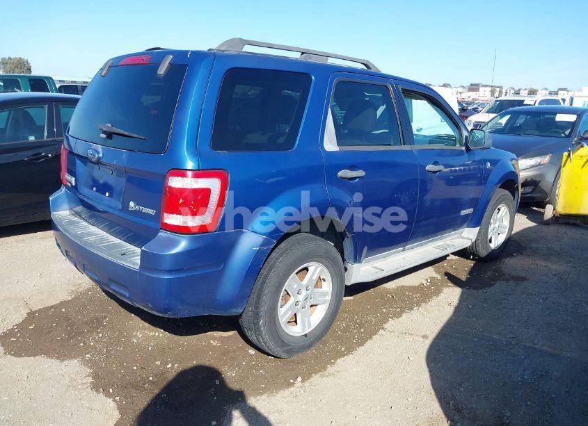 Photo 4 of 2008 Ford Escape HYBRID (VIN 1FMCU49H28KD74090)