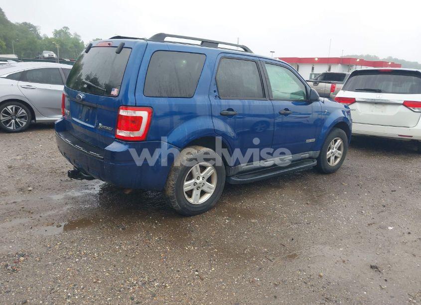 Photo 4 of 2008 Ford Escape HYBRID (VIN 1FMCU49H88KD64342)