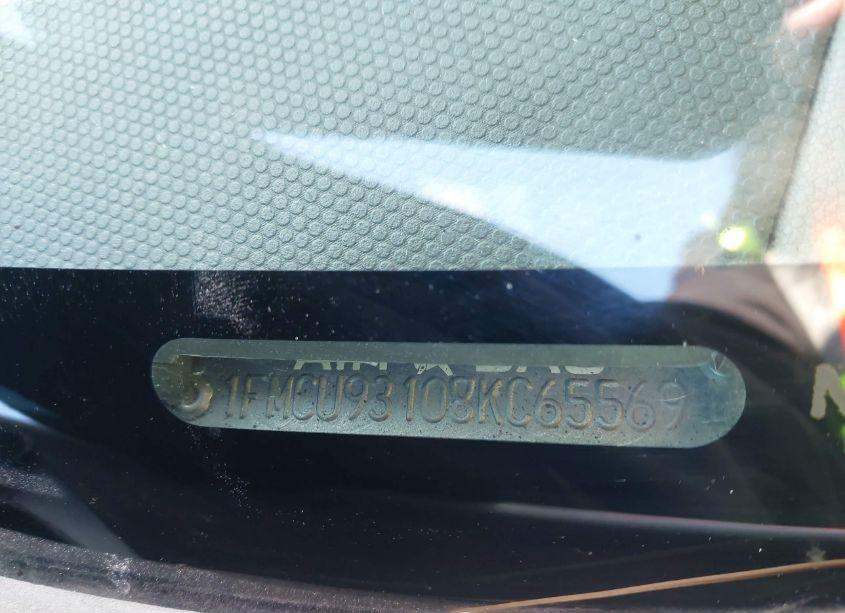 Photo 9 of 2008 Ford Escape XLT (VIN 1FMCU93108KC65569)