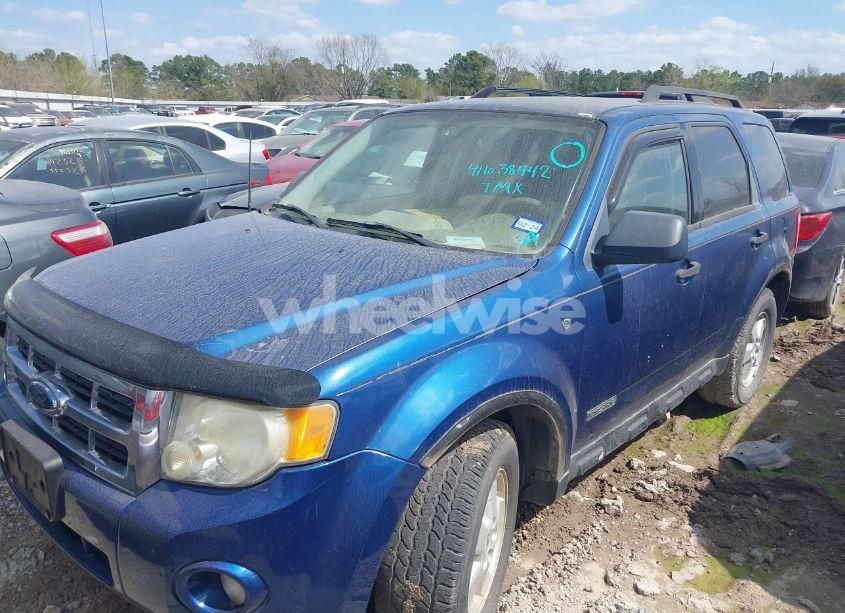 Photo 2 of 2008 Ford Escape XLT (VIN 1FMCU93118KE59981)