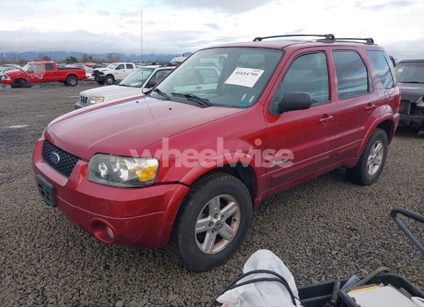 Photo 2 of 2006 Ford Escape HYBRID (VIN 1FMCU95H36KD11905)