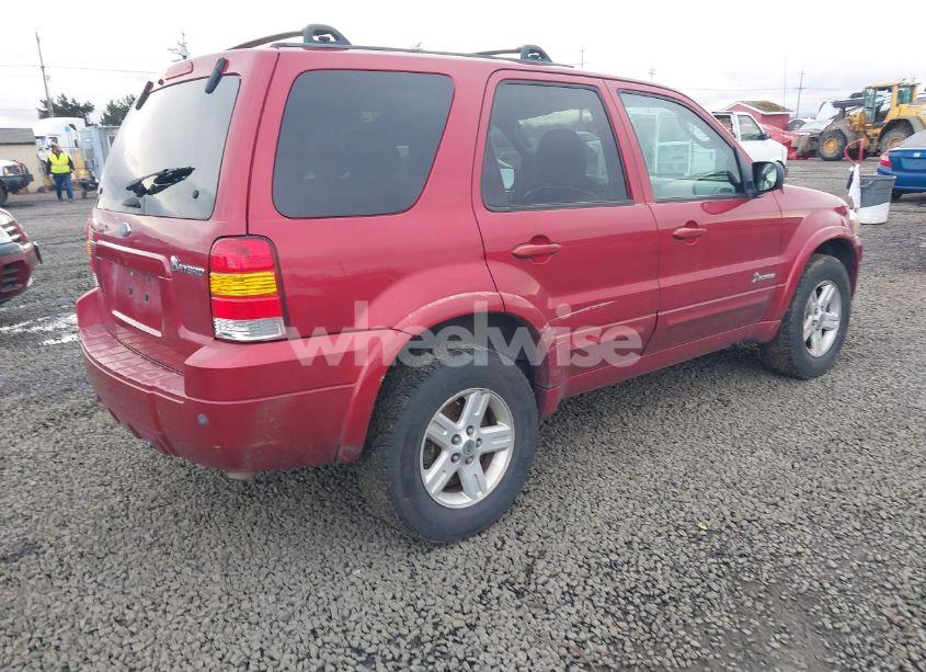 Photo 4 of 2006 Ford Escape HYBRID (VIN 1FMCU95H36KD11905)