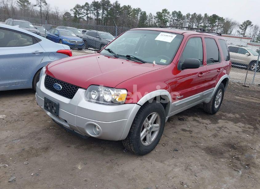 Photo 2 of 2006 Ford Escape HYBRID (VIN 1FMCU95H46KD11945)