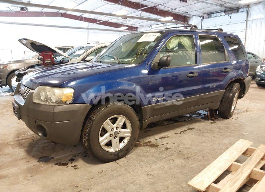 Photo 2 of 2006 Ford Escape HYBRID (VIN 1FMCU95H86KC63608)