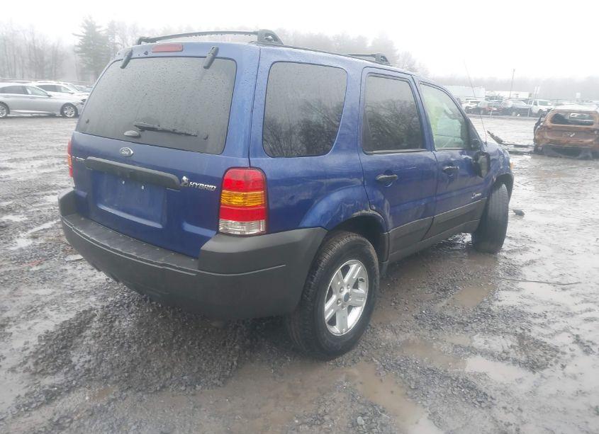 Photo 4 of 2006 Ford Escape HYBRID (VIN 1FMCU96H36KA56283)