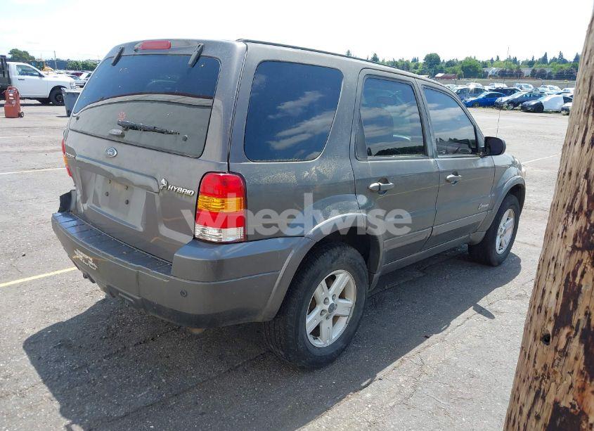 Photo 4 of 2006 Ford Escape HYBRID (VIN 1FMCU96H86KA52519)
