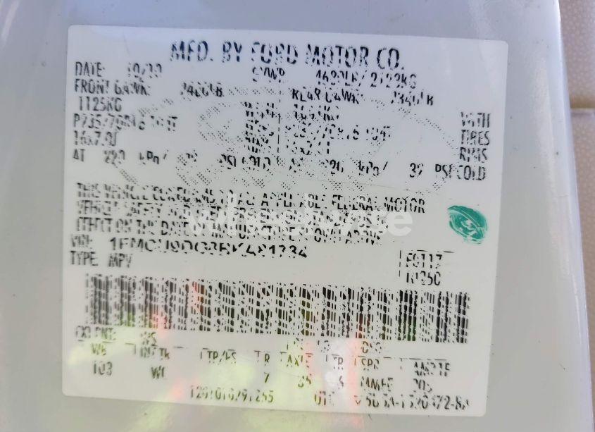 Photo 9 of 2011 Ford Escape XLT (VIN 1FMCU9DG8BKA81734)