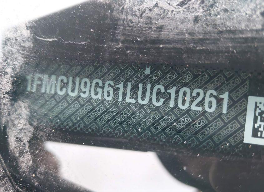 Photo 9 of 2020 Ford Escape SE (VIN 1FMCU9G61LUC10261)