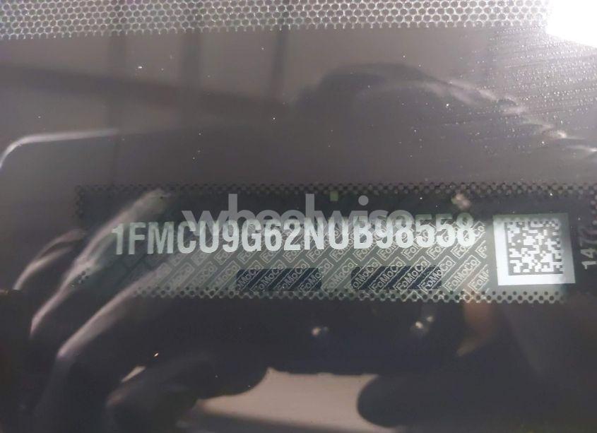 Photo 17 of 2022 Ford Escape SE (VIN 1FMCU9G62NUB98558)