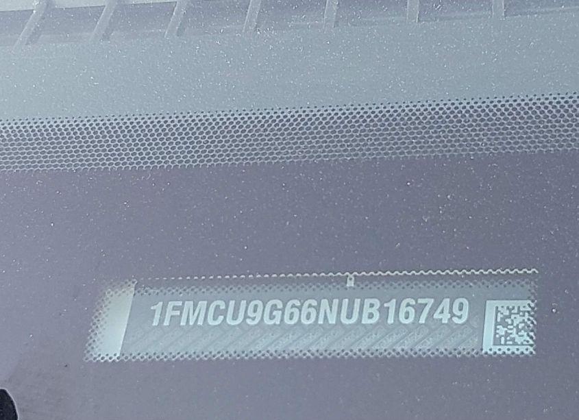 Photo 9 of 2022 Ford Escape SE (VIN 1FMCU9G66NUB16749)