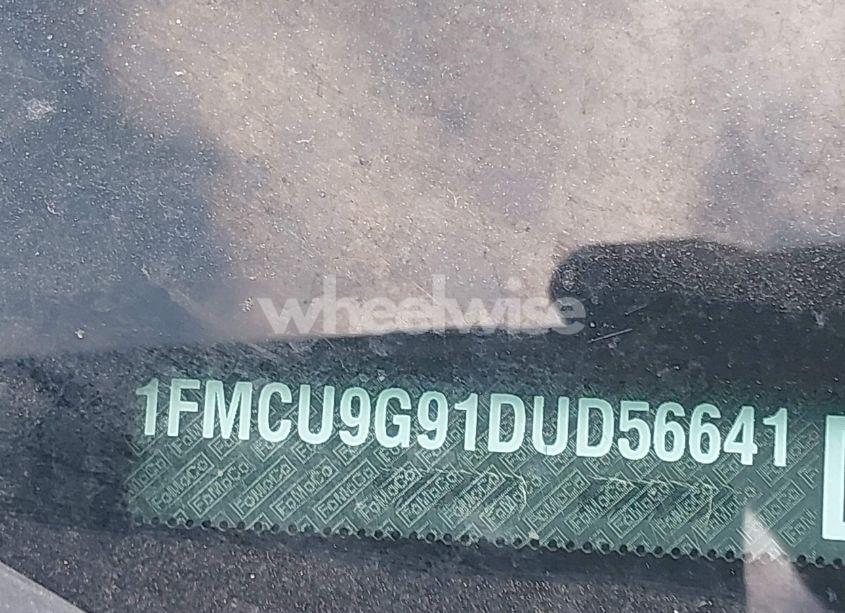 Photo 9 of 2013 Ford Escape SE (VIN 1FMCU9G91DUD56641)