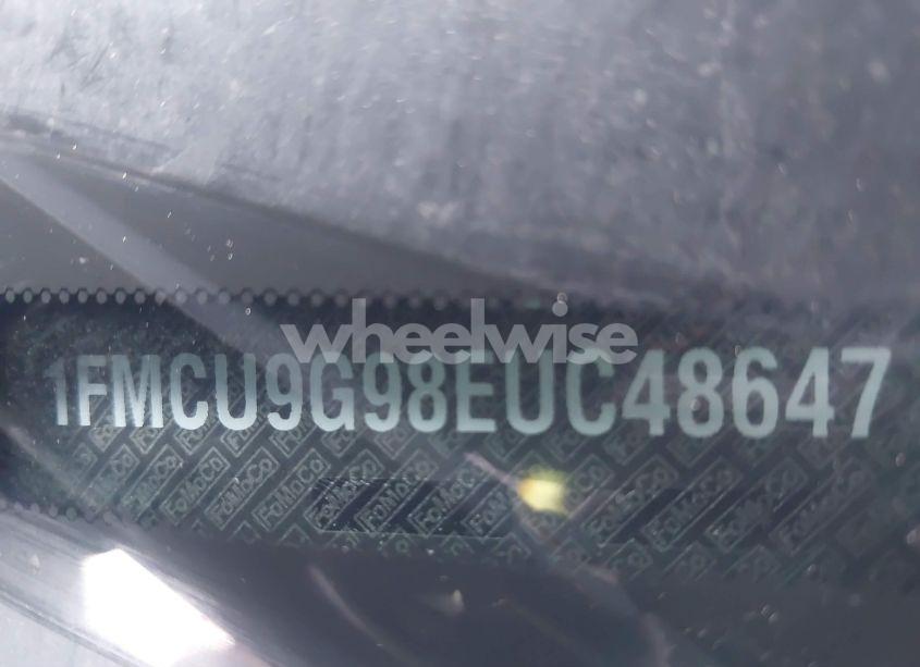 Photo 9 of 2014 Ford Escape SE (VIN 1FMCU9G98EUC48647)