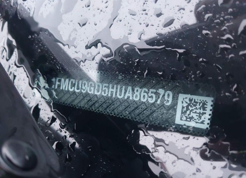 Photo 17 of 2017 Ford Escape SE (VIN 1FMCU9GD5HUA86579)