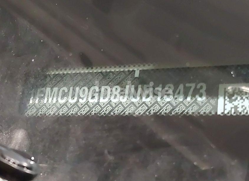 Photo 9 of 2018 Ford Escape SE (VIN 1FMCU9GD8JUB13473)