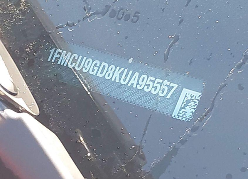 Photo 9 of 2019 Ford Escape SE (VIN 1FMCU9GD8KUA95557)