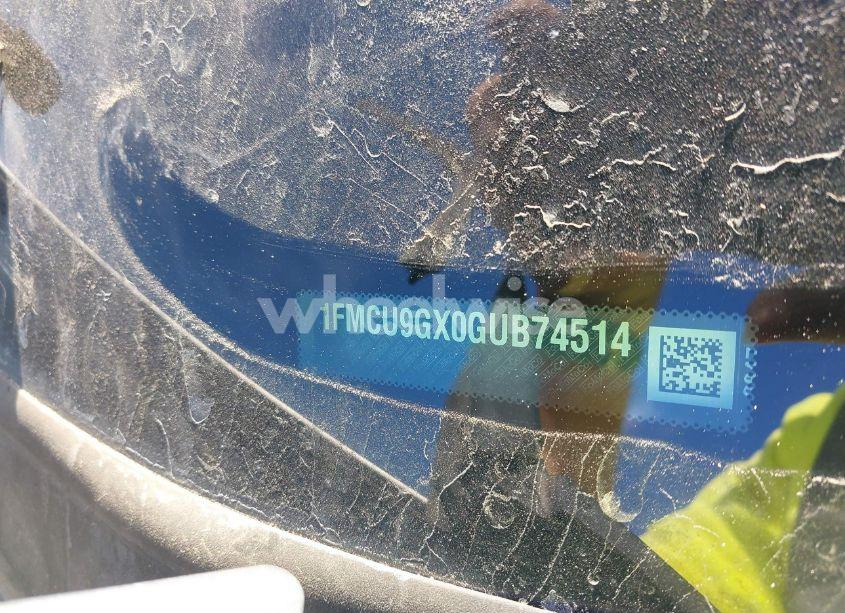 Photo 9 of 2016 Ford Escape SE (VIN 1FMCU9GX0GUB74514)