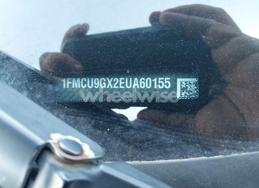 Photo 9 of 2014 Ford Escape SE (VIN 1FMCU9GX2EUA60155)