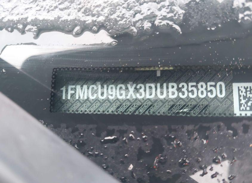 Photo 9 of 2013 Ford Escape SE (VIN 1FMCU9GX3DUB35850)