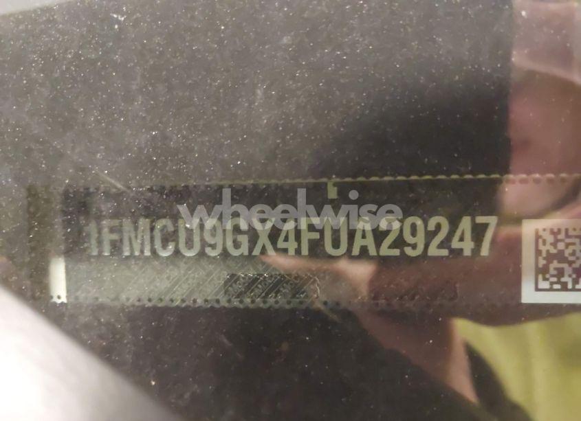 Photo 9 of 2015 Ford Escape SE (VIN 1FMCU9GX4FUA29247)