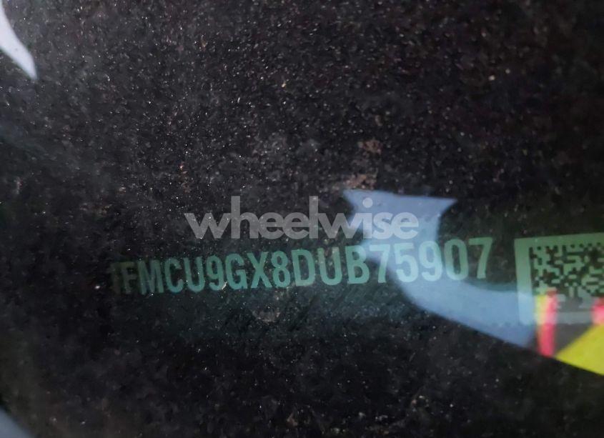 Photo 9 of 2013 Ford Escape SE (VIN 1FMCU9GX8DUB75907)