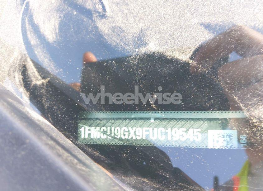 Photo 9 of 2015 Ford Escape SE (VIN 1FMCU9GX9FUC19545)