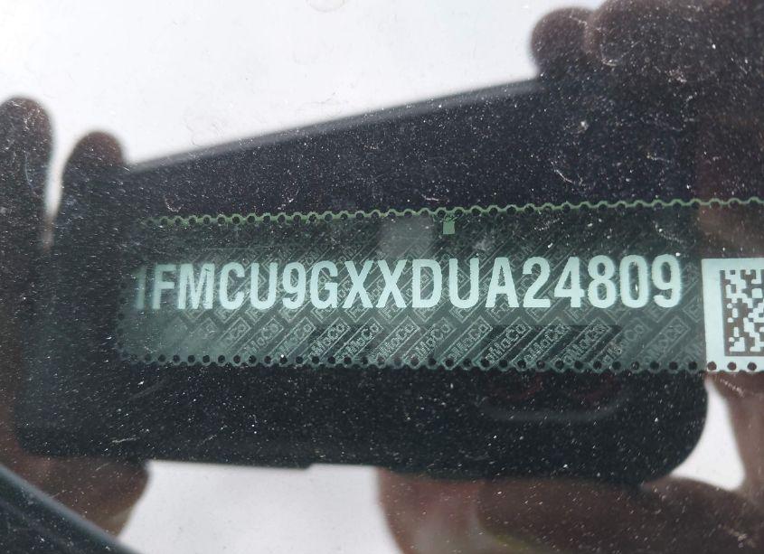 Photo 9 of 2013 Ford Escape SE (VIN 1FMCU9GXXDUA24809)