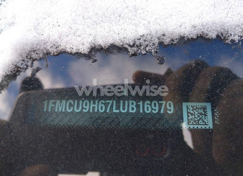 Photo 9 of 2020 Ford Escape SEL (VIN 1FMCU9H67LUB16979)