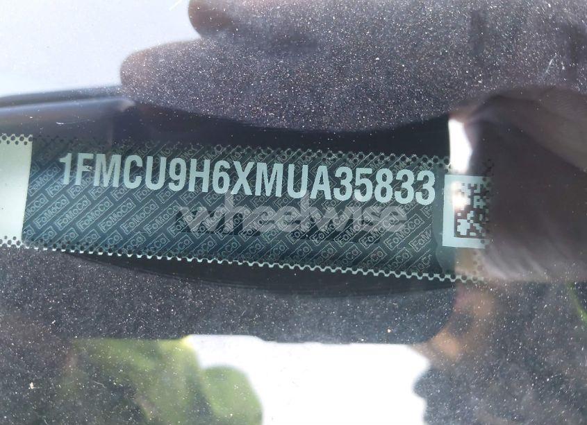 Photo 16 of 2021 Ford Escape SEL (VIN 1FMCU9H6XMUA35833)