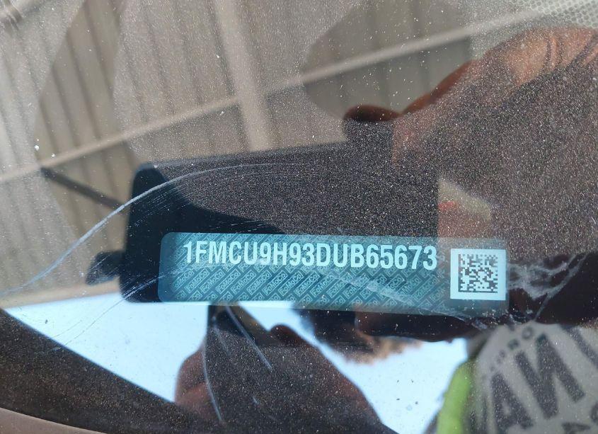 Photo 9 of 2013 Ford Escape SEL (VIN 1FMCU9H93DUB65673)