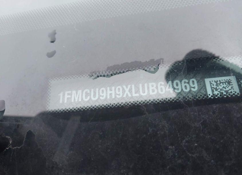 Photo 9 of 2020 Ford Escape SEL (VIN 1FMCU9H9XLUB64969)