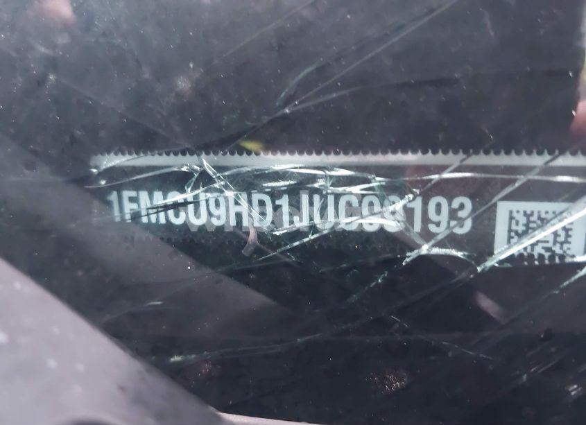 Photo 9 of 2018 Ford Escape SEL (VIN 1FMCU9HD1JUC99193)