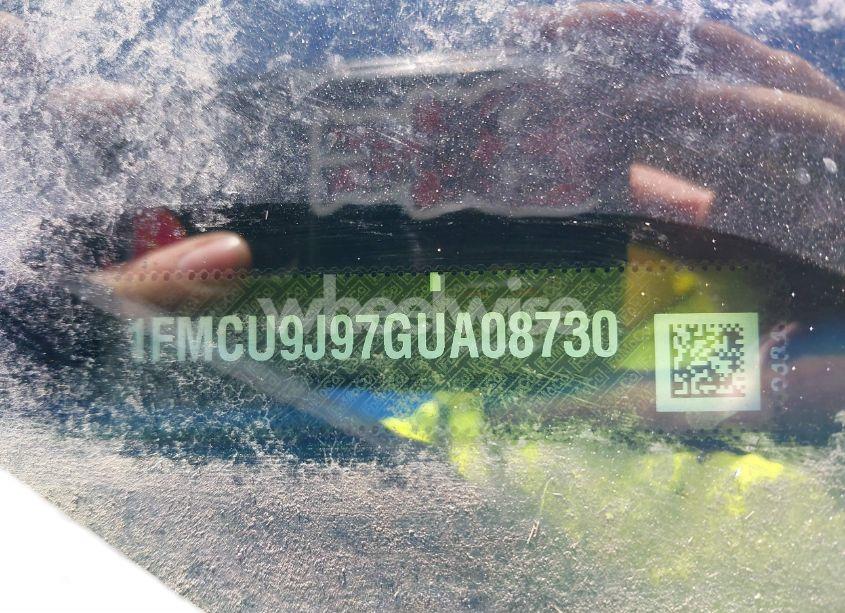 Photo 9 of 2016 Ford Escape TITANIUM (VIN 1FMCU9J97GUA08730)