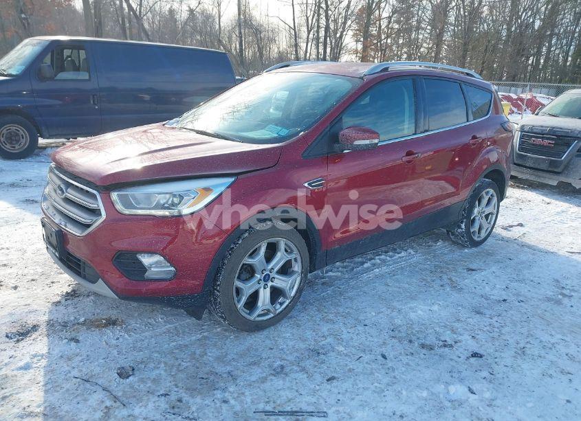 Photo 2 of 2017 Ford Escape TITANIUM (VIN 1FMCU9J98HUD33372)