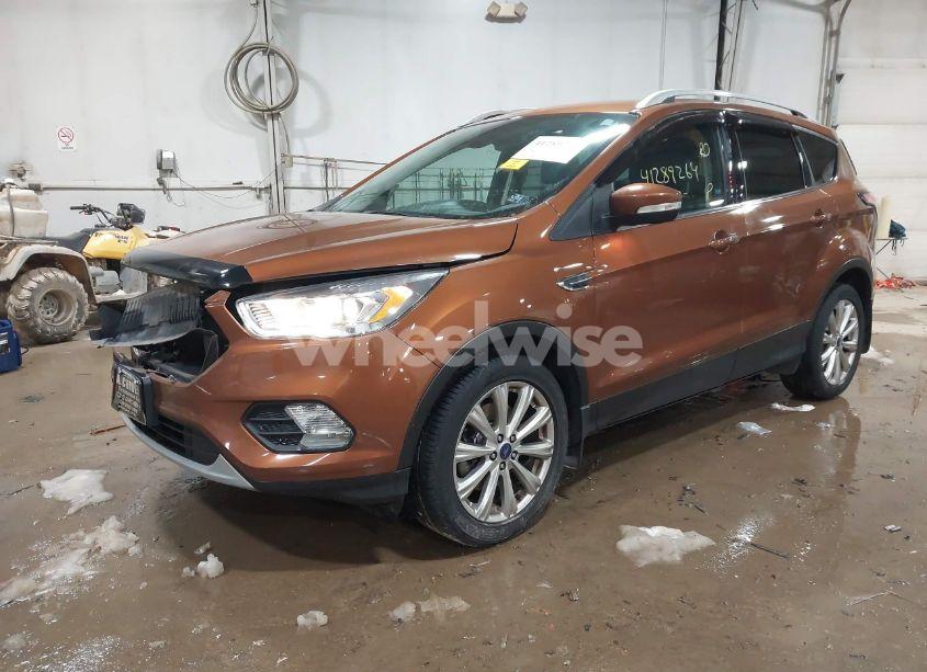 Photo 2 of 2017 Ford Escape TITANIUM (VIN 1FMCU9J99HUA47398)