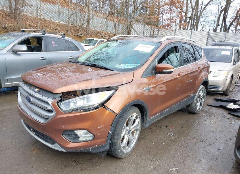 Photo 2 of 2017 Ford Escape TITANIUM (VIN 1FMCU9JD2HUA00136)