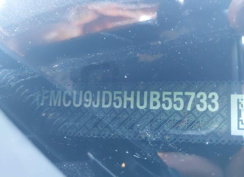 Photo 9 of 2017 Ford Escape TITANIUM (VIN 1FMCU9JD5HUB55733)