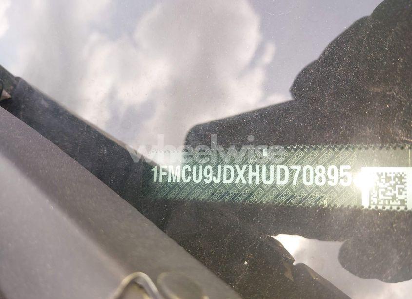 Photo 9 of 2017 Ford Escape TITANIUM (VIN 1FMCU9JDXHUD70895)