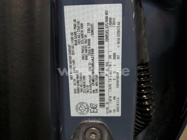 Photo 8 of 2024 FORD ESCAPE ST LINE N/A (VIN 1FMCU9MN3RUA27559)