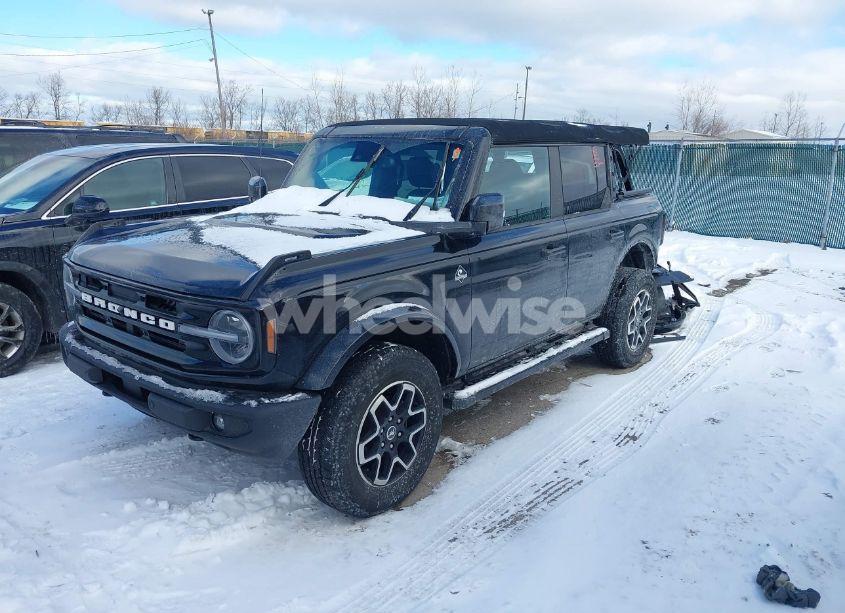Photo 2 of 2022 Ford Bronco BIG BEND/BLACK DIAMOND/OUTER BANKS (VIN 1FMDE5BH2NLB89531)
