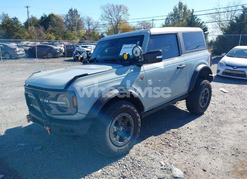 Photo 2 of 2022 Ford Bronco BADLANDS (VIN 1FMDE5CH9NLA92129)