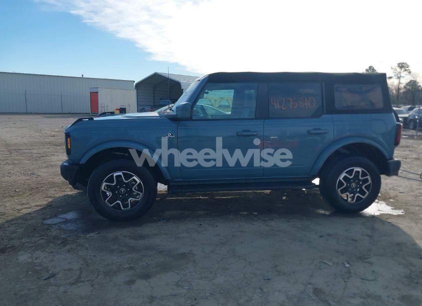 Photo 14 of 2022 Ford Bronco OUTER BANKS (VIN 1FMDE5DH0NLB77892)