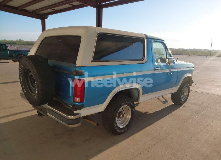 Photo 4 of 1986 Ford Bronco U100 (VIN 1FMDU15N0GLA56413)