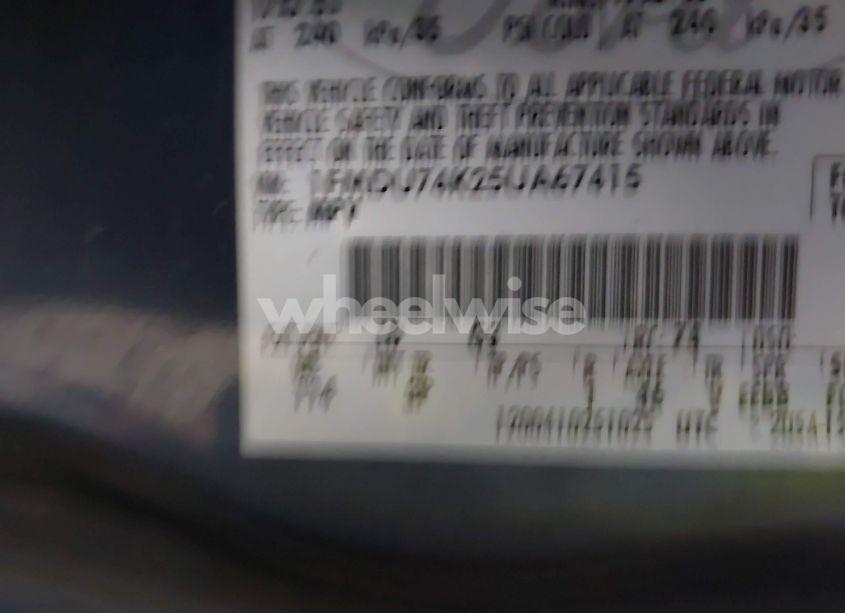 Photo 9 of 2005 Ford Explorer EDDIE BAUER (VIN 1FMDU74K25UA67415)